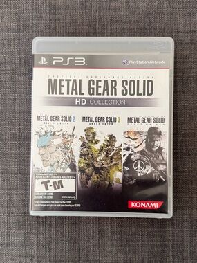 Metal Gear Solid HD Collection Sony PS3 Game Complete Playstation 3